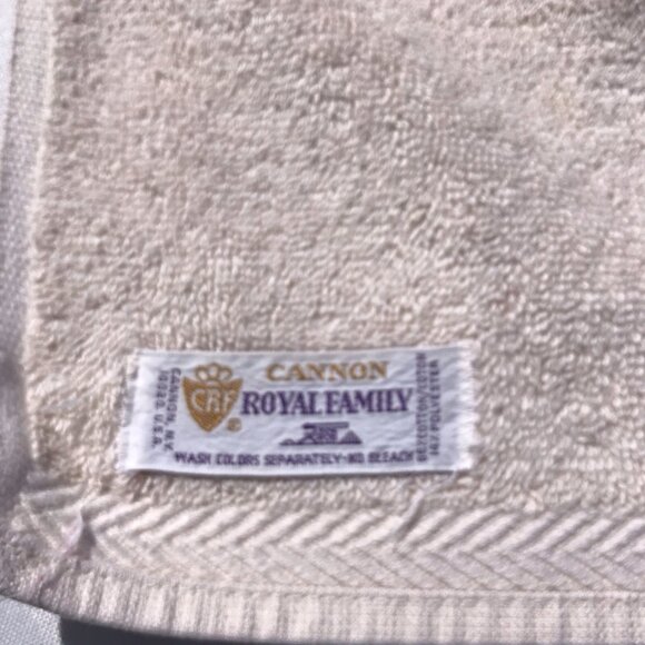 Vtg Cannon Royal Family  Sunflower 70s Floral Bath hand Wash Towel Set MCM Boho - Picture 6 of 16